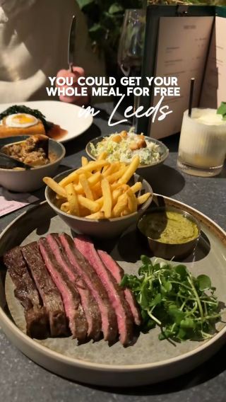 YOU COULD GET YOUR WHOLE MEAL, FOR FREE