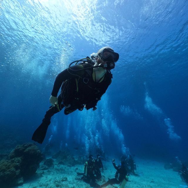 Down in the deep blue sea, my first Scuba