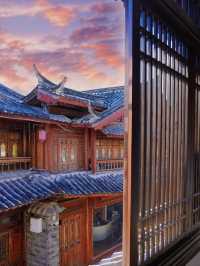 麗江古城旅行入住青禾酒店～