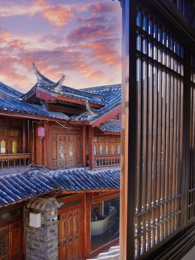 麗江古城旅行入住青禾酒店～