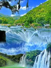 多彩貴州黃果樹瀑布，電視劇《西遊記》的取景地