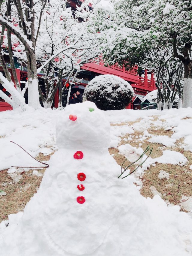 綿陽的雪：冬日童話