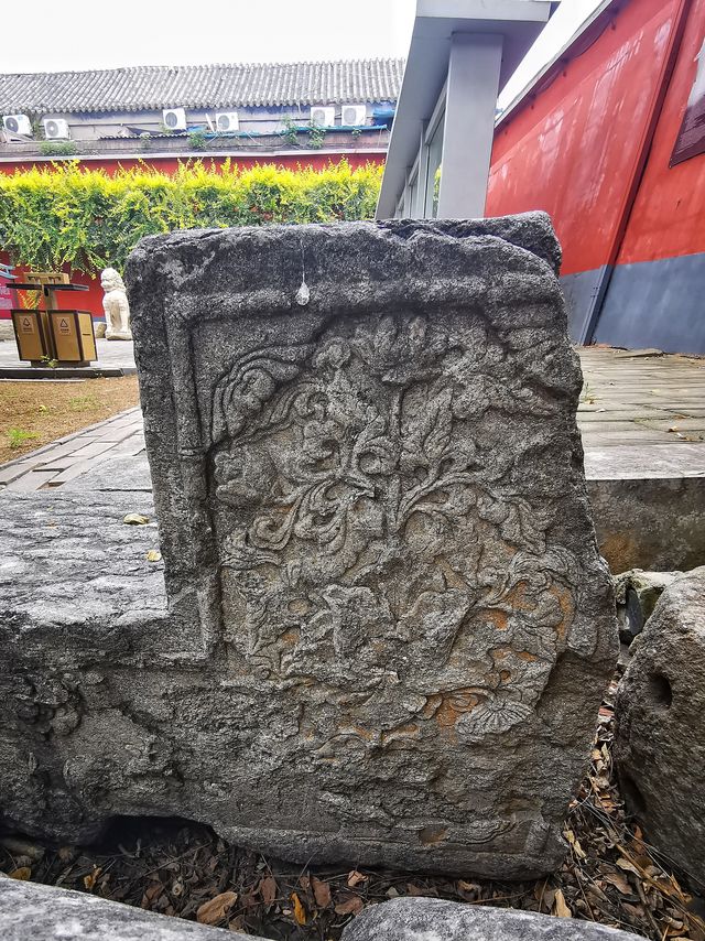 正定開元寺精美有趣的石雕