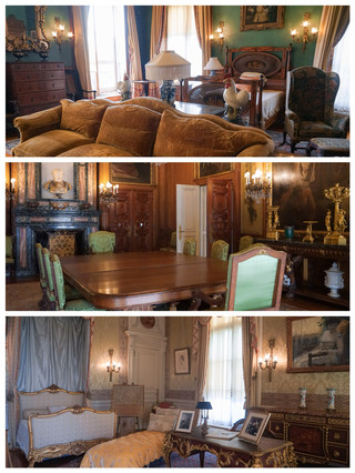The Elms in Rhode Island is a romantic medieval estate in a French garden chateau