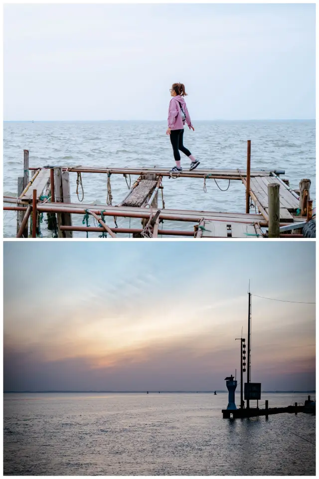 Weekend Mini-Vacation | I watched the stunning sunset by the seaside in Zhujiajiao