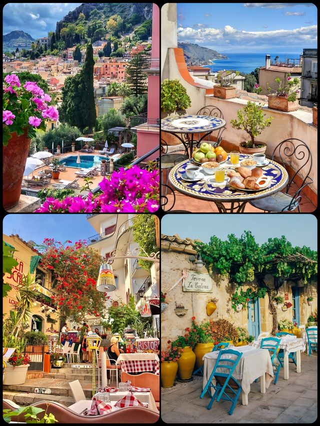 Taormina 呀，那可是藏在美麗地中海的夢幻天堂小城，嘿嘿