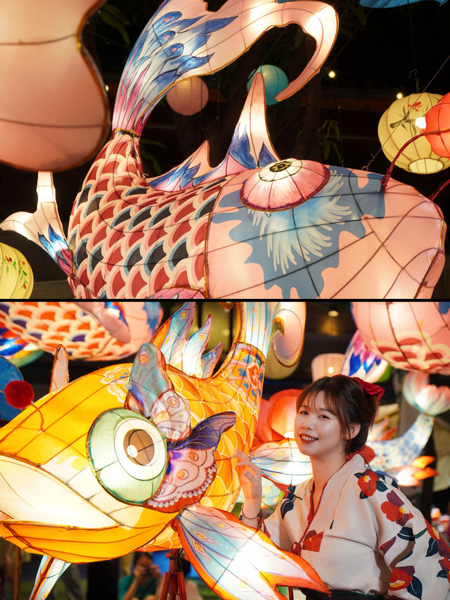 佛山嶺南天地中秋賞花燈拍照去！快來拍！