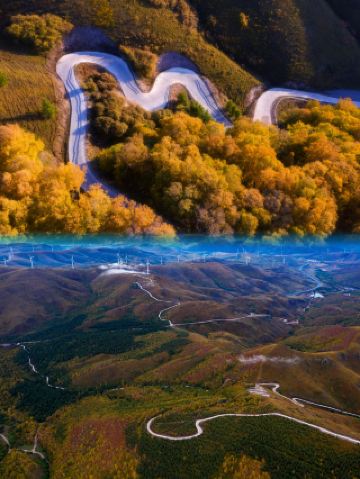 北京近郊的秋日祕境 草原森林花海盡收眼簾。