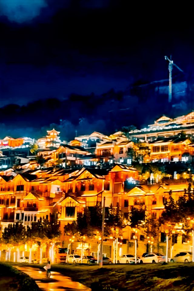 重慶：比洪崖洞更迷人的夜景——萬州天生城。