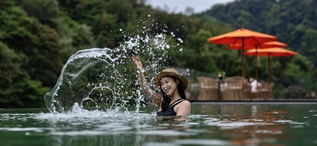 成都周邊的超讚山野溫泉。