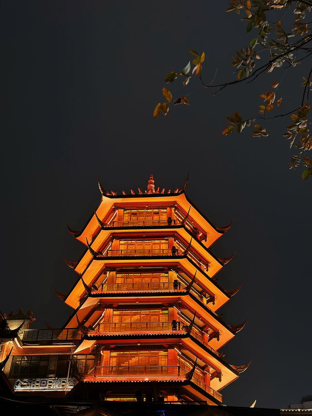 成都不止九眼橋，最美夜景安順廊橋