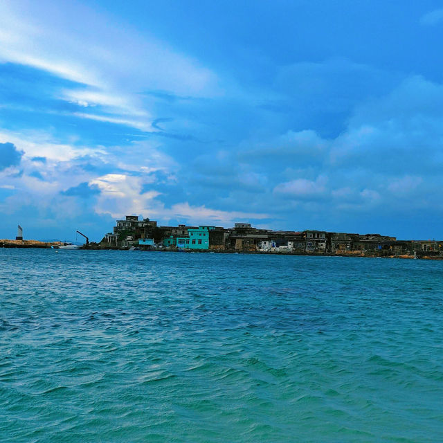 《夢中的珠海廟灣島》