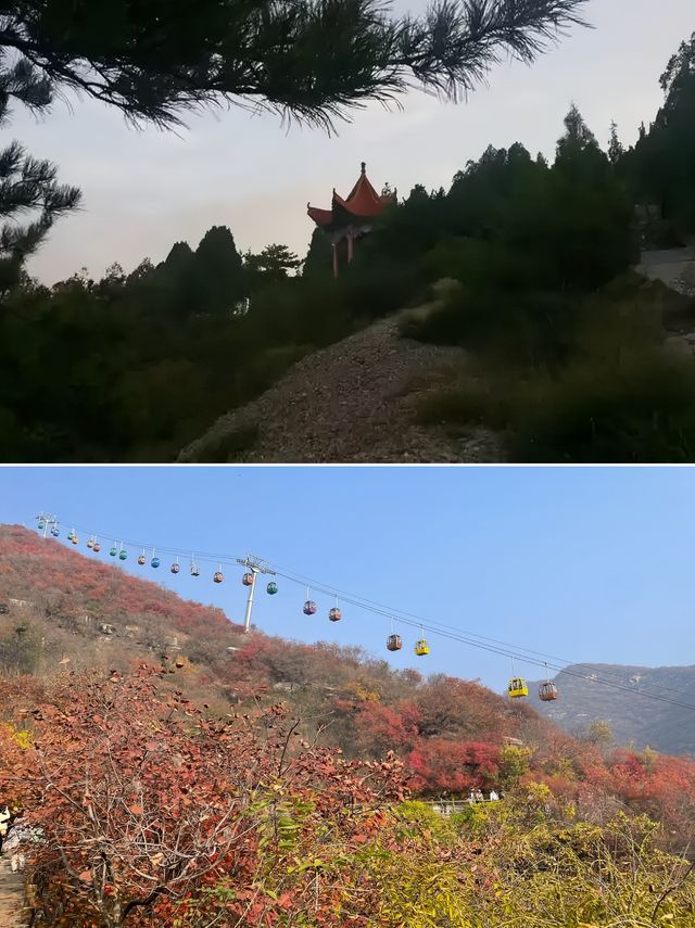 秋色漸染太行峽谷