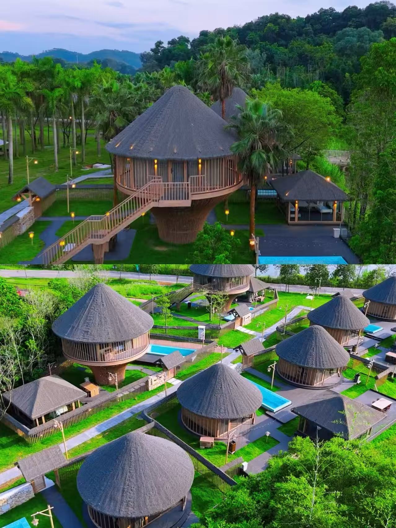 Tak perlu meninggalkan Guangzhou! Tersembunyi di antara pegunungan dan hutan Huangpu, terdapat sebuah resor yang begitu menawan—Ideal Oriental Coconut Grove Rice Fragrance Village Hotel. Dengan danau, hamparan sawah, dan kebun kelapa, hotel ini sempurna untuk keluarga, pasangan, dan teman. Setelah satu kali menginap, Anda akan dibanjiri permintaan alamat!

🌿 Lingkungan yang memukau! Empat tipe halaman mewah bergaya pedesaan, termasuk vila keluarga tunggal dengan pemandian air panas pribadi.

Terdapat 16 vila keluarga tunggal dalam empat gaya, masing-masing dengan permata tersembunyi:

• Saya terpesona oleh "Wild Mooring Villa"! Dengan jendela setinggi langit-langit dengan sudut pandang 270 derajat, Anda dapat menikmati suasana pedesaan dari kenyamanan rumah Anda sendiri. Pemandian air panas pribadi yang bersih sempurna (dapat diganti per tamu) dan ruang minum teh khusus juga tersedia untuk mengamati bintang di malam hari. Suasananya sungguh memikat.

• Baik Anda menjelajahi alam liar, menjelajahi pegunungan, atau menikmati udara segar di tepi danau dengan kebun kelapa dan hamparan sawah, setiap vila dilengkapi teras pribadi dan bar barbekyu, menawarkan privasi terbaik dan nuansa liburan yang sesungguhnya!

🎡 Pengalaman yang wajib dicoba! Tak ada dua hari yang sama, cocok untuk dewasa maupun anak-anak.

• Keluarga akan senang: Nikmati kerajinan tangan segera setelah Anda tiba (pesan terlebih dahulu), biarkan anak-anak bebas berkreasi sementara orang tua bebas melakukan hal yang sama.

• Romantisme tak tertandingi: Teh sore di atas rakit bambu sungguh luar biasa! Mengapung di danau, menyeruput teh, dan menikmati pemandangan adalah pengalaman yang benar-benar menenangkan.

• Aktivitas seru: Nikmati kombinasi kayak dan kendaraan off-road untuk memacu adrenalin. Menunggang kuda tersedia dengan instruktur profesional, dan Anda juga dapat menjadwalkan sesi fotografi perjalanan, menjadikan setiap pemotretan sebuah mahakarya.

• Nikmati memancing, memanah, dan berkemah di waktu luang Anda, dijamin hari Anda akan menyenangkan!

❤️ Layanan yang luar biasa! Layanan butler pribadi dengan detail yang menghangatkan hati.

• Layanan butler pribadi selama Anda menginap, termasuk rombongan khusus, akan segera merespons setiap permintaan dan mengurus kebutuhan serta makanan harian Anda.

• Nikmati minuman manis sebelum tidur dan sarapan (dim sum Kanton dan bubur hangat) di kedai teh – pengalaman yang benar-benar autentik.

• Ingin sesuatu untuk memuaskan hasrat Anda? Pesan terlebih dahulu untuk barbekyu hotel, restoran Thailand, dan bahkan makan di pusat perbelanjaan terdekat – sangat praktis!

🚗 Transportasi yang sangat nyaman! 30 menit ke Guangzhou

• Alamat: Jalan Huanghua 8, Kecamatan Longhu, Distrik Huangpu, Guangzhou

• Berkendara adalah pilihan termudah (30 menit di Guangzhou, 1,5 jam di Shenzhen). Atau, Anda dapat naik Metro Jalur 14 ke Stasiun Hetangxia untuk perjalanan bebas stres!