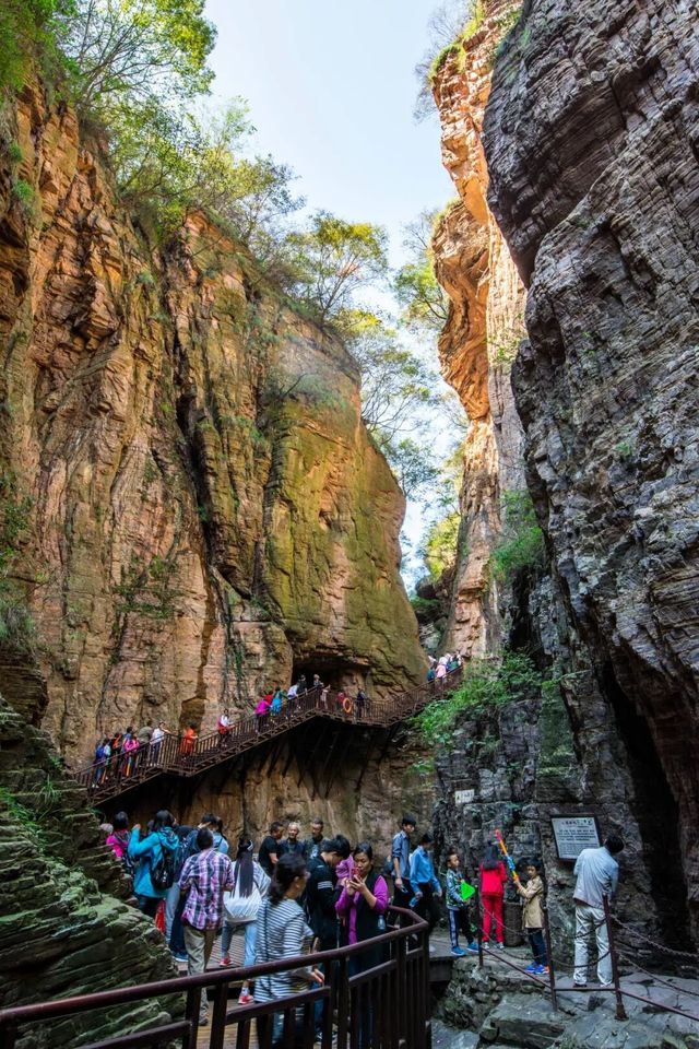 龍潭大峽谷迎來顏值巔峰