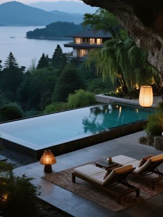 A hidden gem in Qiandao Lake! Stay in a hilltop villa, stargazing, and soak in a hot spring.