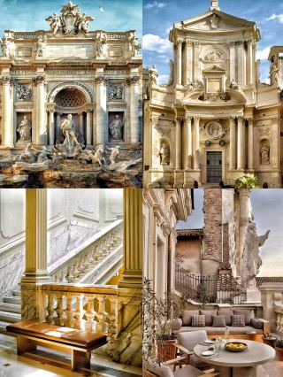 식스 센시스 로마의 모든 창문은 르네상스 시대 그림의 액자처럼 꾸며져 있습니다.