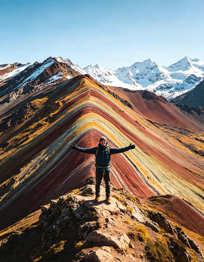 ペルーのレインボーマウンテン（Vinicunca）｜トレッキング天国の七色