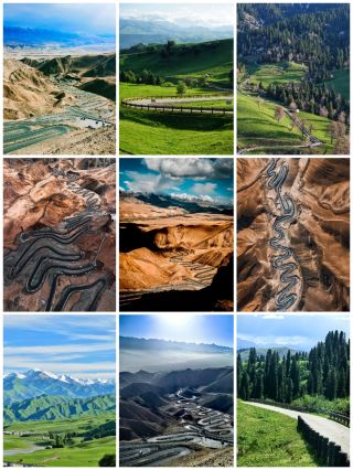 誰想到把公路修成這樣的？走完盤龍古道，從此人生盡是坦途