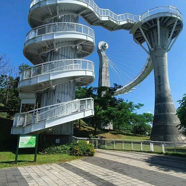 岡山之眼登高遠眺水庫美景
