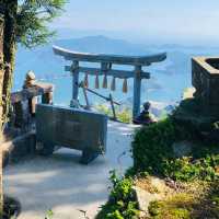 山巔的神聖寶殿🪆倉岳神社⛩️🏞️🌊 