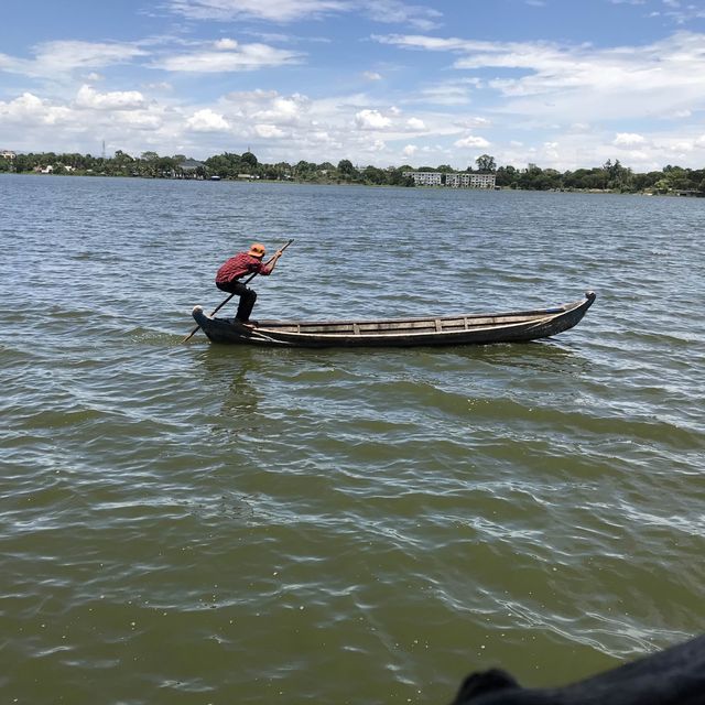 The beauty of lake and Karaweik