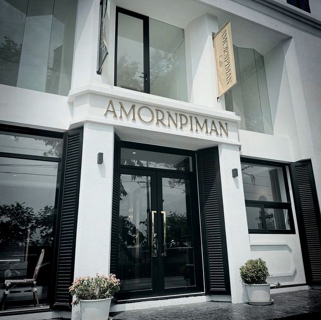 AMORNPIMAN CAFE คาเฟ่หรูดูดีทุกมุมมอง☕️