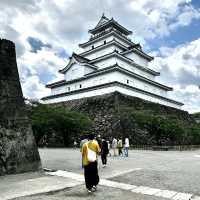 Sightseeing samurai Tsuruga castle 