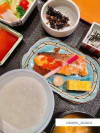 【長野 上高地】和風だしをかけたおかゆが美味しい和朝食！