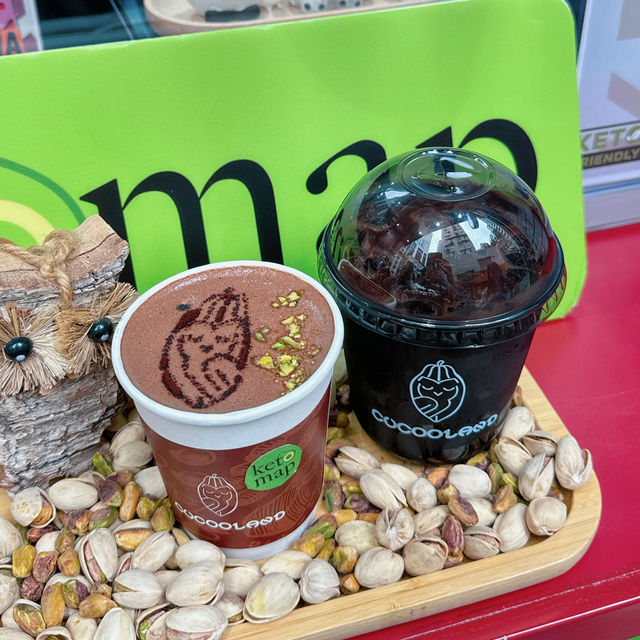 生酮飲食都可以歎開心果朱古力特飲☕⁉️  無錯❣️ ketomap x CucooLand 全新推出🍫生酮開心果可可特飲 🎉