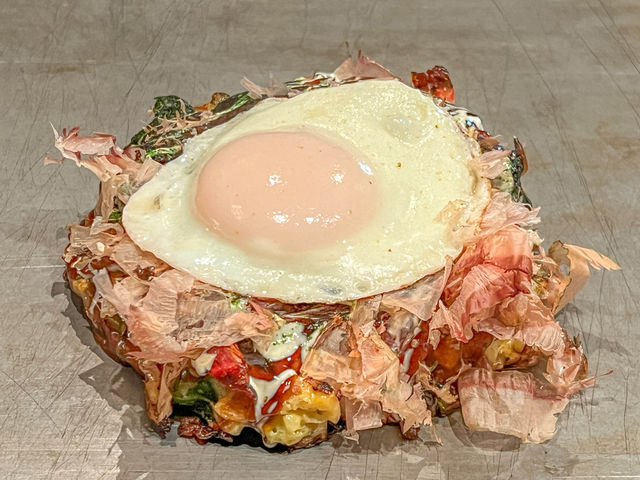 오사카 오코노미야끼의 진수!🐙