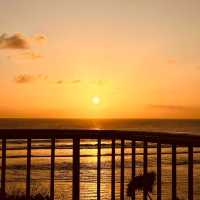 The magic of the Maldivian sunset 