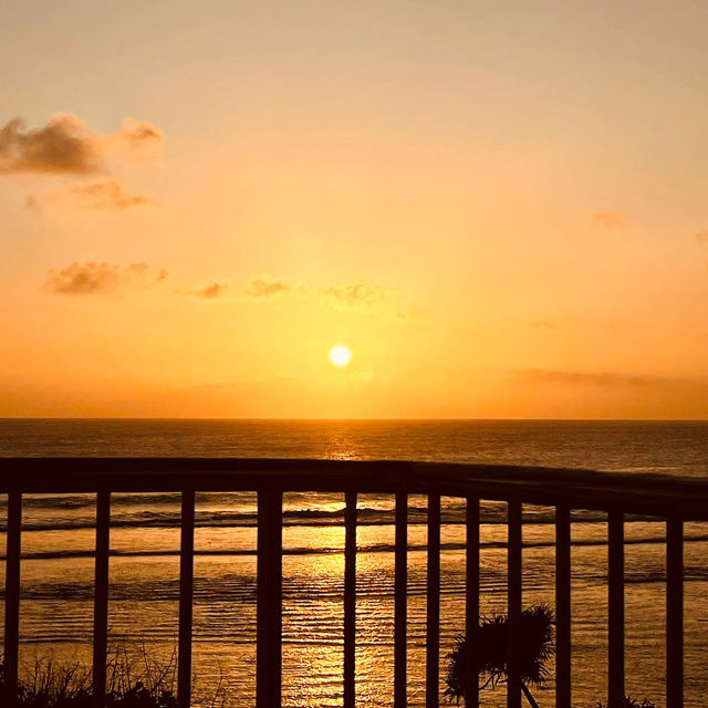 The magic of the Maldivian sunset 
