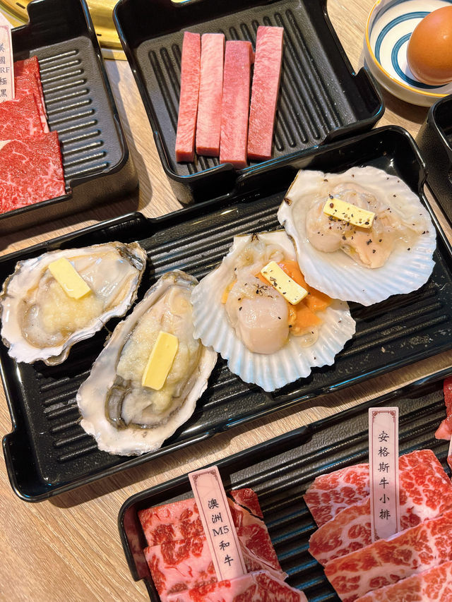「盡情吃到飽燒肉，價格優惠」