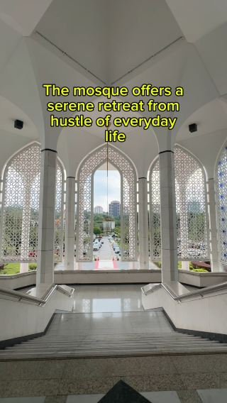 Superb and unique interior design of mosque!  