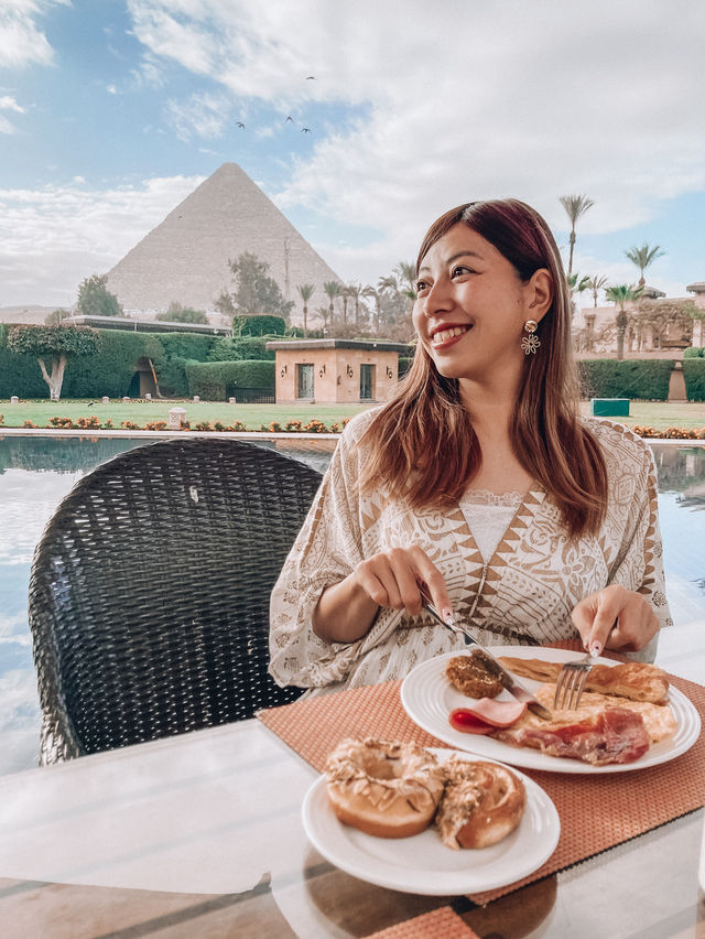 【エジプト】お部屋からピラミッドが見える絶景ホテル😍 "Marriott Mena House Cario"