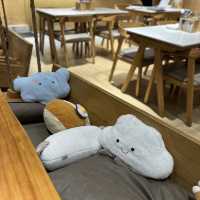 將軍澳韓式cafe 烤日本麻糬棉花糖窩夫$78