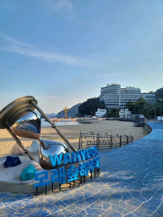 수영하기 좋은 거제 와현해수욕장🏖
