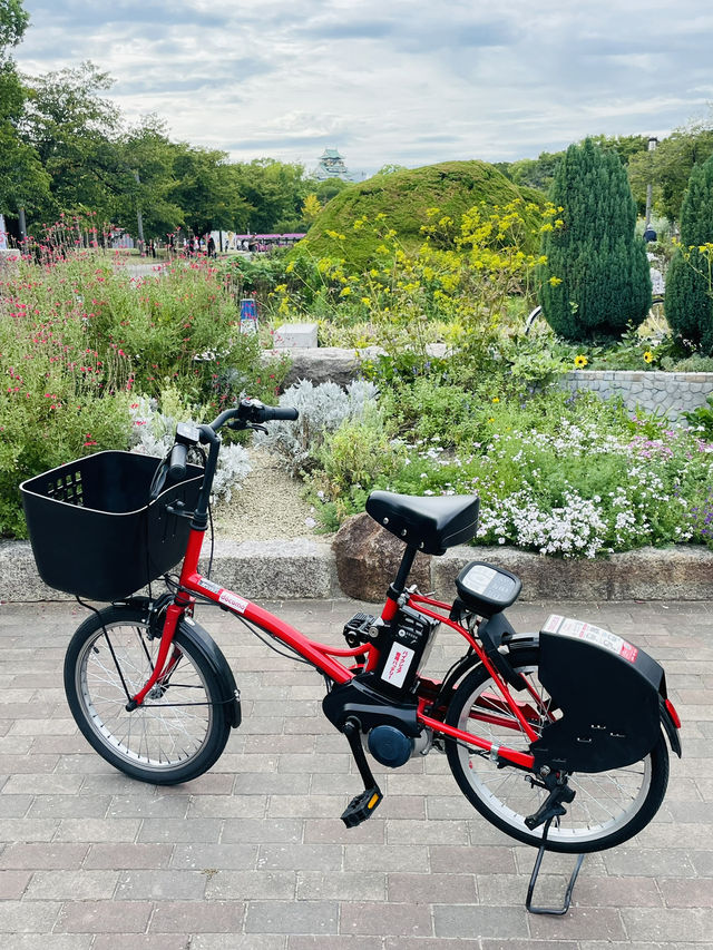 【大阪府:大阪城公園】広い大阪城観光にはレンタサイクルがおすすめ！！