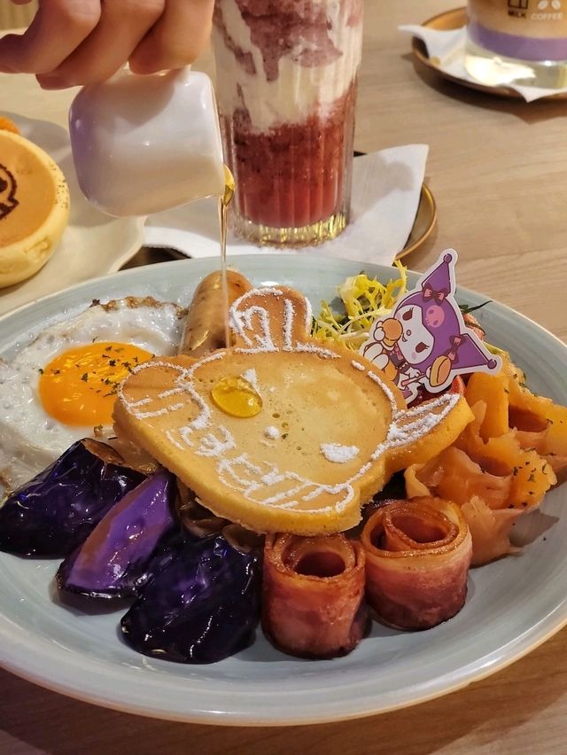 中環Cafe食超可愛Kuromi期間限定Pancake