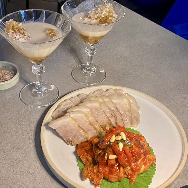 【韓国】カロスキルにある雰囲気が抜群のちょい飲みディナー🖤