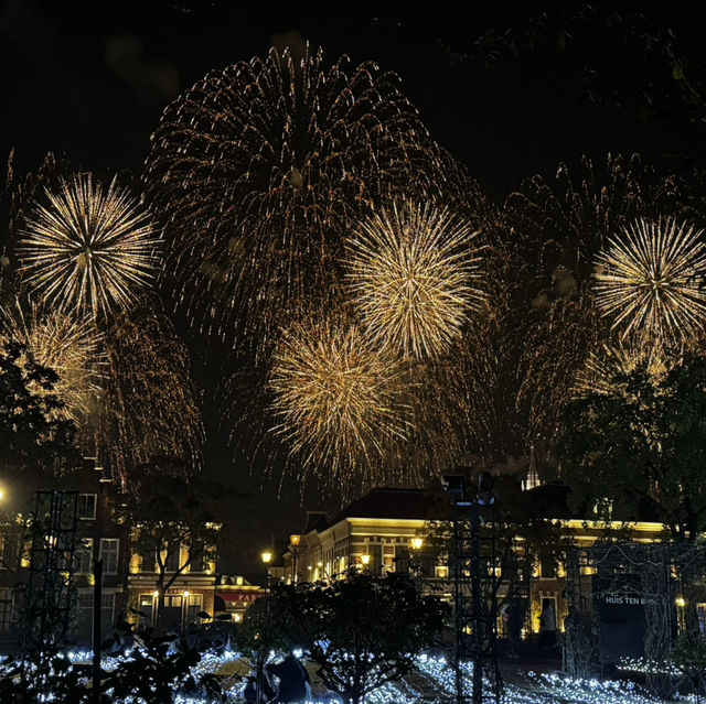Magical illuminations & fireworks at Huis Ten Bosch