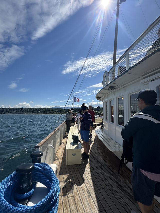 🇨🇭船河遊日內瓦湖⛲️近距離觀賞日內瓦大噴泉