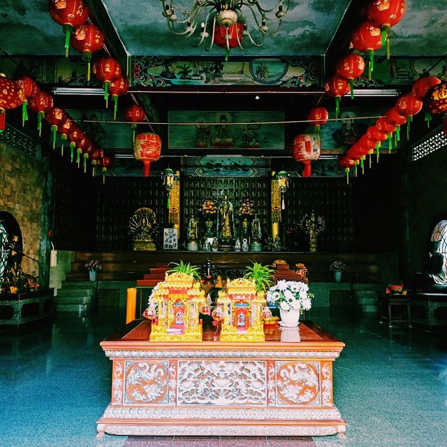 泰國合艾著名華人文化寺廟景點:庆寿寺，適合祈福打卡拍照📸