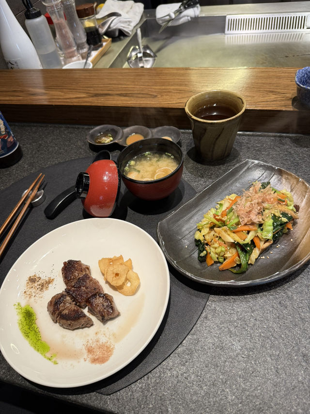 尖沙咀高質樓上鐵板燒