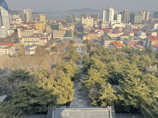 「威海山區肺」 環翠樓公園，仲有平價6頭鮑食！