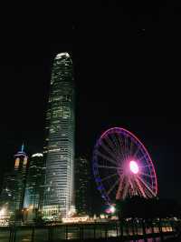 A Night of Lights: HK Observation Wheel & Victoria Peak