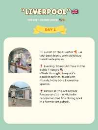 Liverpool Itinerary 