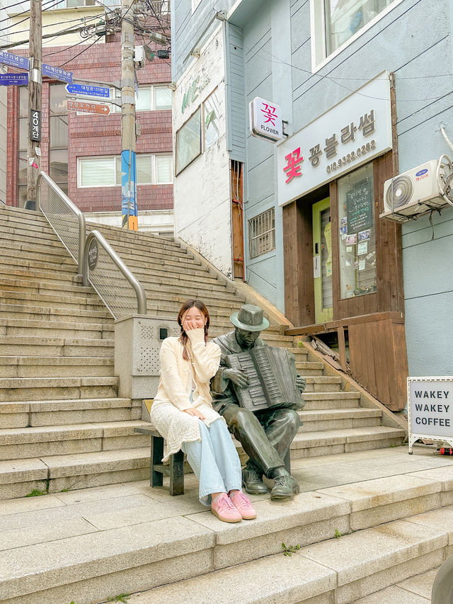 걷기 좋은 계절 중앙동 40계단 