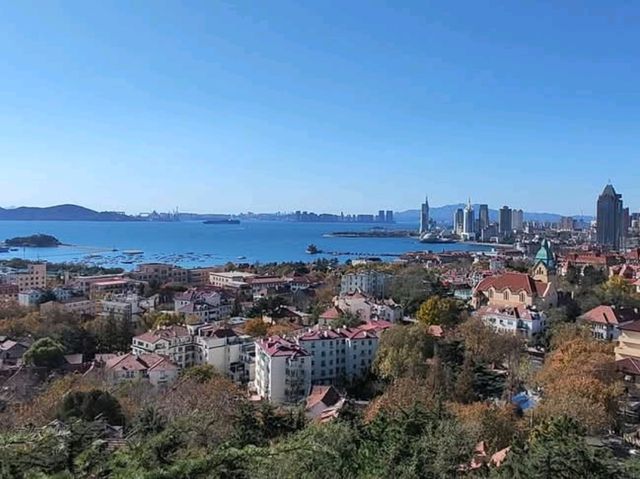 信號山公園俯看青島市景